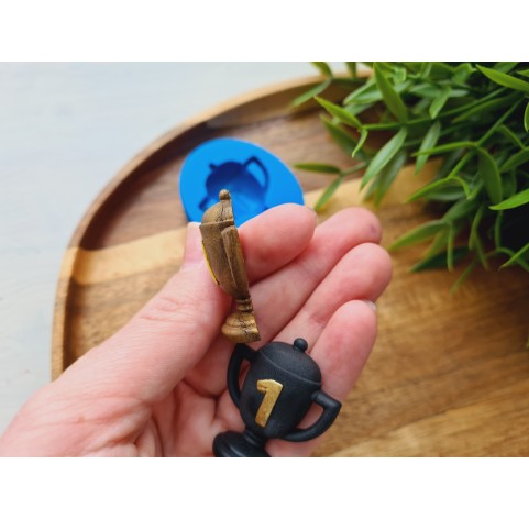 Silicone mold, Trophy, ~ 3.1*3.7 cm, H:0.9 cm