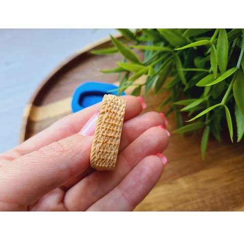 Silicone mold, Wicker basket, style 1, ~ 2.4*3.7 cm, H:1.1 cm