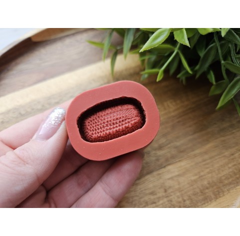 Silicone mold, Wicker basket, style 1, ~ 2.4*3.7 cm, H:1.1 cm