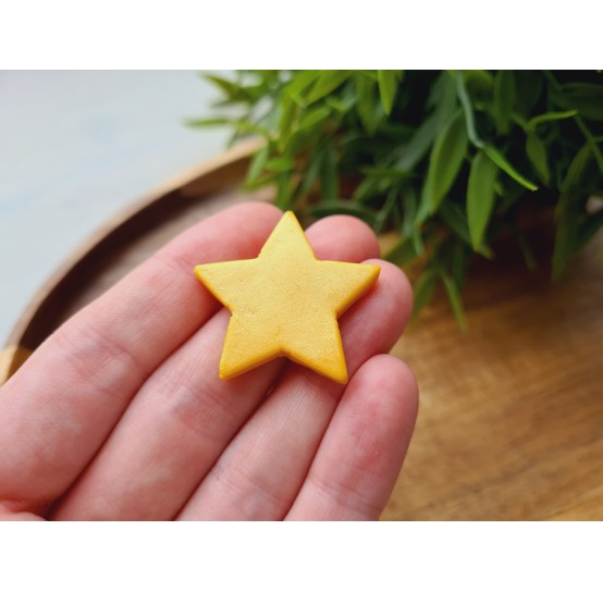 Silicone mold, Star, style 2, ~ Ø 3.3 cm, H:0.3 cm