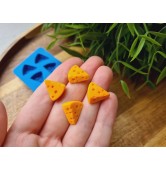 Silicone mold, Cheese, 4 elements, ~ 1.3*1.5 cm, H:0.6 cm