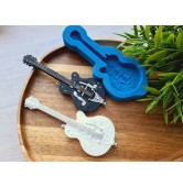 Silicone mold, Guitar, style 2, ~ 5*13.5 cm, H:1.1 cm