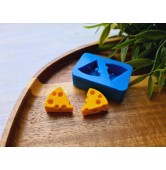 Silicone mold, Cheese, style 2, 2 elements, ~ 1.7*1.9 cm, H:1.1 cm