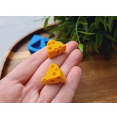 Silicone mold, Cheese, style 2, 2 elements, ~ 1.7*1.9 cm, H:1.1 cm