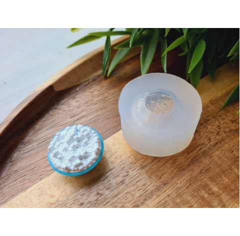 Silicone mold, Plate of porridge, ~ Ø 2.3 cm, H:1.2 cm