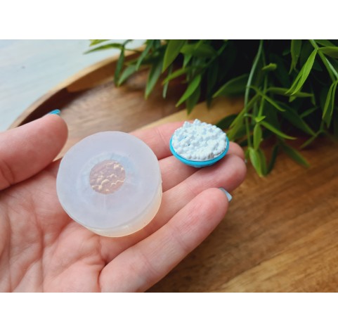 Silicone mold, Plate of porridge, ~ Ø 2.3 cm, H:1.2 cm
