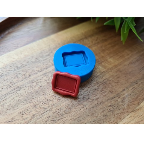 Silicone mold, Faux wax stamp, ~ Ø 2 cm, H:0.4cm