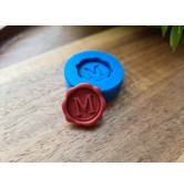 Silicone mold, Faux wax stamp, ~ Ø 2 cm, H:0.4cm