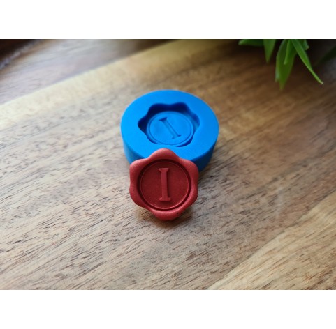 Silicone mold, Faux wax stamp, ~ Ø 2 cm, H:0.4cm
