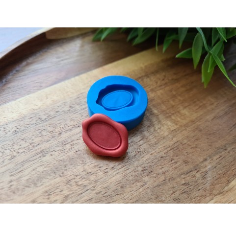 Silicone mold, Faux wax stamp, ~ Ø 2 cm, H:0.4cm