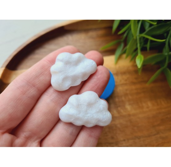 Silicone mold, Clouds, 2 elements, ~ 2.2*3 cm, H:0.4 cm