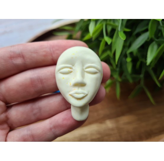 Silicone mold, Doll face, style 4, ~ 2.7*4.2 cm, H:1.4 cm