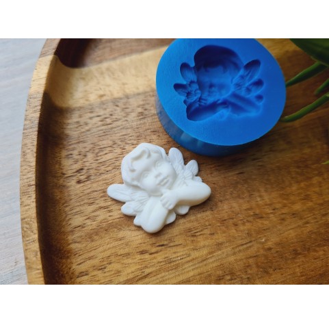 Silicone mold, Angel, style 1, ~ 2.6*2.3 cm, H:0.6 cm