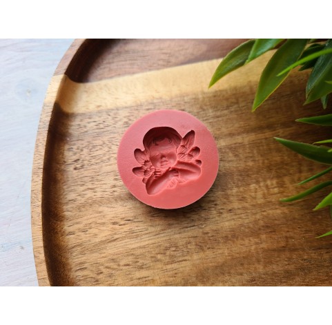 Silicone mold, Angel, style 1, ~ 2.6*2.3 cm, H:0.6 cm