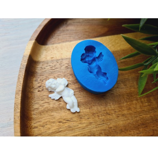 Silicone mold, Angel, style 2, ~ 1.6*3.1 cm, H:0.6 cm