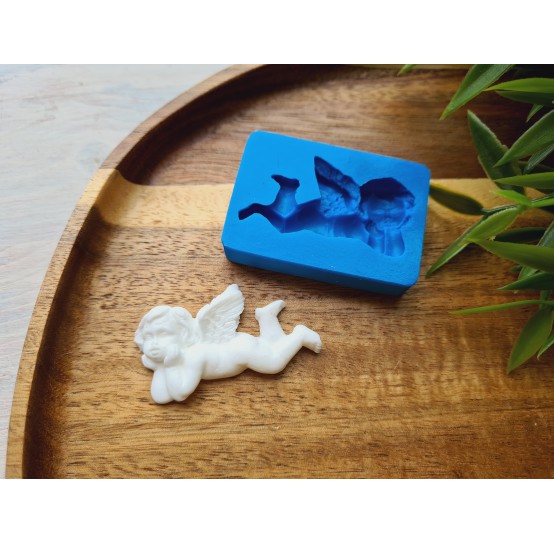 Silicone mold, Angel, style 3, ~ 2.5*4.2 cm, H:0.7 cm