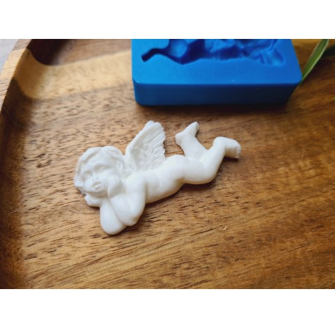 Silicone mold, Angel, style 3, ~ 2.5*4.2 cm, H:0.7 cm