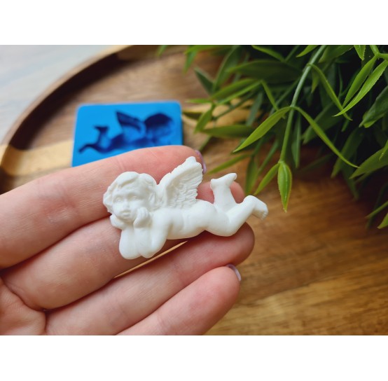 Silicone mold, Angel, style 3, ~ 2.5*4.2 cm, H:0.7 cm