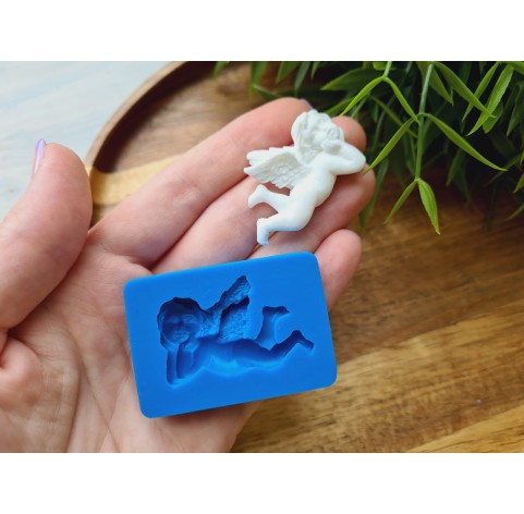 Silicone mold, Angel, style 6, ~ 2.5*3.8 cm, H:0.7 cm