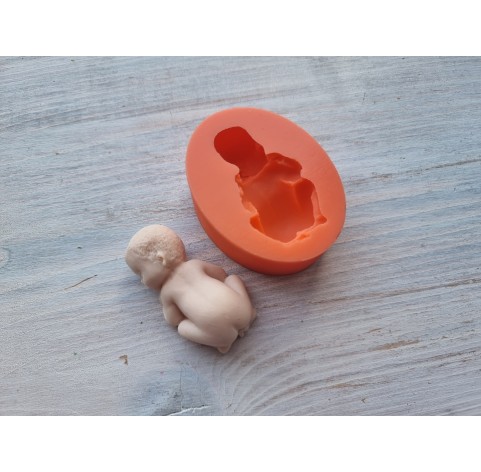 Silicone mold, Baby, 2D, ~ 2.9*5.2 cm, H:1.9 cm