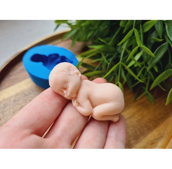 Silicone mold, Baby, 2D, ~ 2.9*5.2 cm, H:1.9 cm