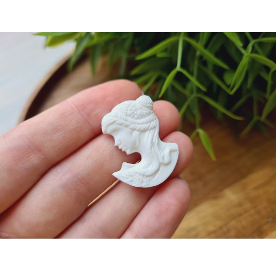 Silicone mold, Cameo, ~ 2.3*2.9 cm, H:0.5 cm