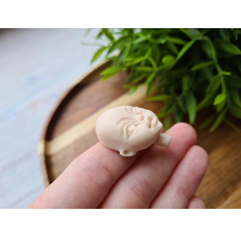 Silicone mold, Doll face, style 10, ~ 2.5*3.2 cm, H:1.1 cm