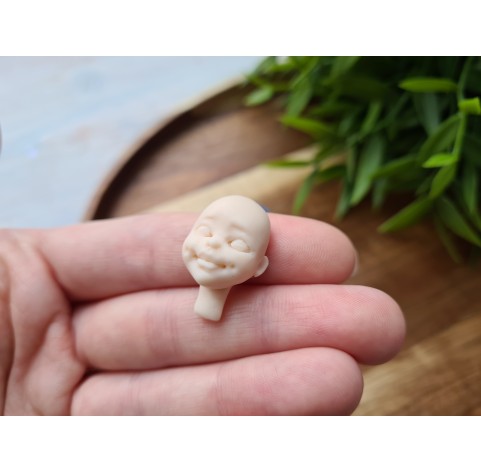 Silicone mold, Doll face, style 13, ~ 1.6*2.5 cm, H:1 cm