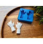 Silicone mold, Hands, 2 elements, ~ 2.3*4.3 cm, 1.3*1.5 cm, H:1 cm