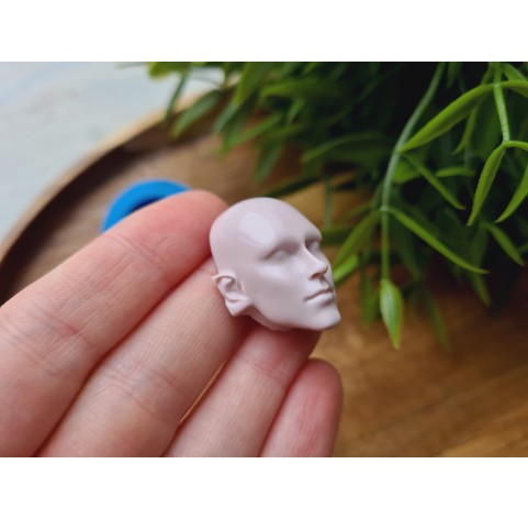 Silicone mold, Doll face, style 22, ~ 2.2*3.1 cm, H:1.6 cm