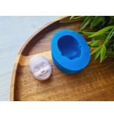 Silicone mold, Doll face, style 27, ~ 2.4*3.2 cm, H:1.6 cm