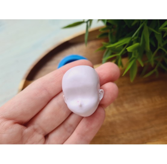 Silicone mold, Doll face, style 28, ~ 2.6*3.3 cm, H:1.6 cm