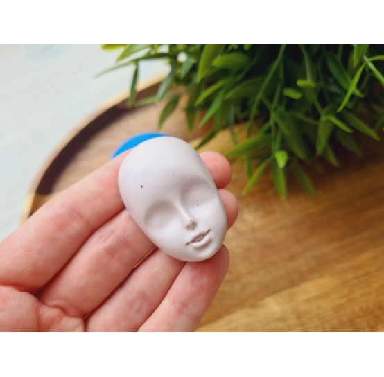 Silicone mold, Doll face, style 36, ~ 2.8*4 cm, H:1 cm