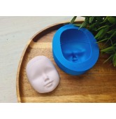 Silicone mold, Doll face, style 45, ~ 4.7*6.5 cm, H:2.1 cm