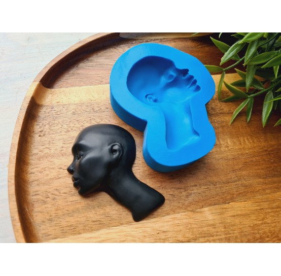 Silicone mold, Doll face, style 48, ~ 4.9*7 cm, H:1.4 cm
