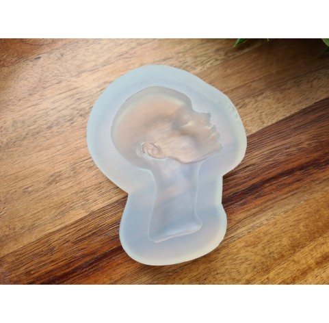 Silicone mold, Doll face, style 48, ~ 4.9*7 cm, H:1.4 cm