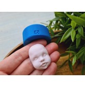 Silicone mold, Doll face, style 53, ~ 3.3*2.4 cm, H:1.2 cm