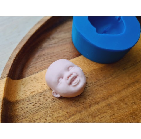 Silicone mold, Doll face, style 54, ~ 2.5*1.4 cm, H:1.2 cm