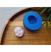 Silicone mold, Doll face, style 55, ~ 2.6*2.4 cm, H:1.5 cm