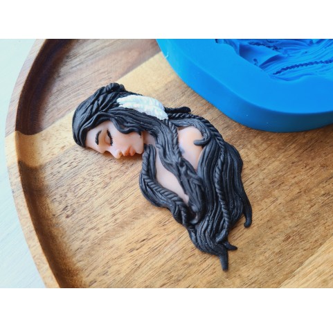 Silicone mold, Woman, ~ 3.5*8 cm, H:1.2 cm