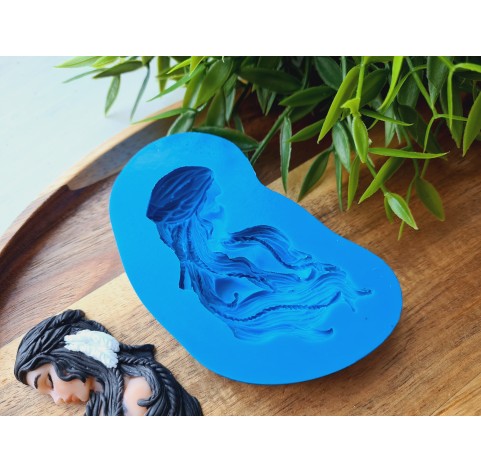 Silicone mold, Woman, ~ 3.5*8 cm, H:1.2 cm