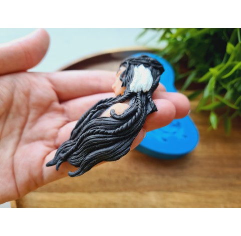 Silicone mold, Woman, ~ 3.5*8 cm, H:1.2 cm