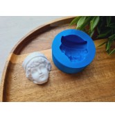 Silicone mold, Doll face, style 59, ~ 3.6*3.8 cm, H:2.1 cm