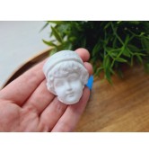 Silicone mold, Doll face, style 59, ~ 3.6*3.8 cm, H:2.1 cm