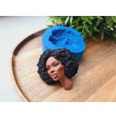 Silicone mold, Doll face, style 60, ~ 6.5*7 cm, H:2 cm