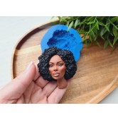 Silicone mold, Doll face, style 60, ~ 6.5*7 cm, H:2 cm