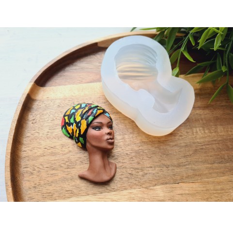 Silicone mold, Doll face, style 62, ~ 4.5*7 cm, H:1.8 cm