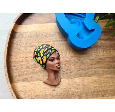 Silicone mold, Doll face, style 62, ~ 4.5*7 cm, H:1.8 cm