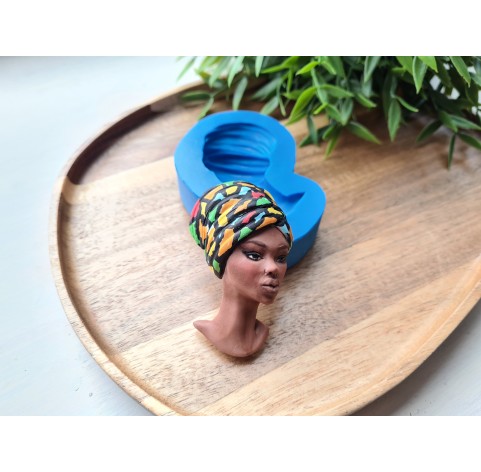 Silicone mold, Doll face, style 62, ~ 4.5*7 cm, H:1.8 cm