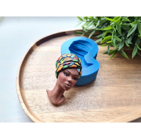 Silicone mold, Doll face, style 62, ~ 4.5*7 cm, H:1.8 cm